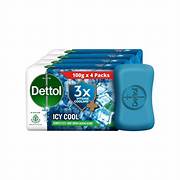 Dettol Icy Cool Bathing Soap Bar With 2x Menthol  75gm